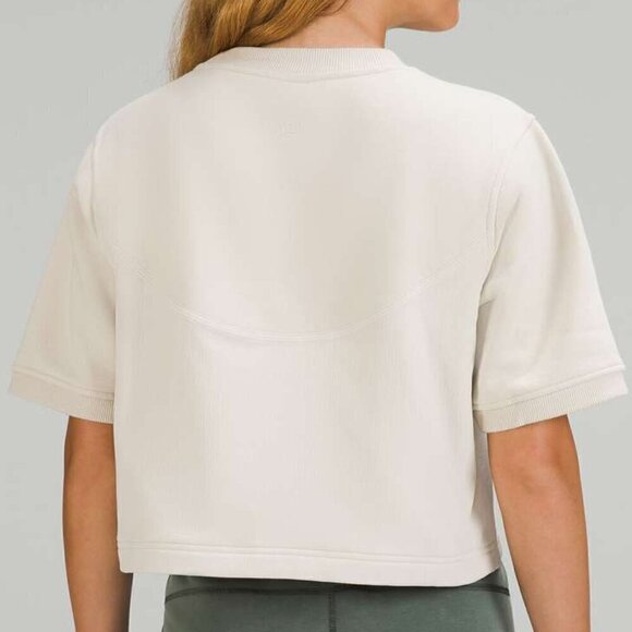 Lululemon 2022 Cotton French Terry + Swift T-Shirt Size 2 - Picture 2 of 6